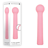 Gender X FLEXI WAND - 16.6 cm USB Rechargeable Vibrator Pink VIBRATORS